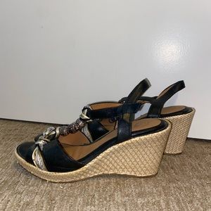 Platform wedge sandals
